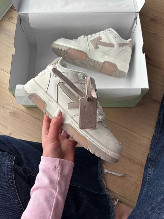 !LUX! Off-White Out of Office Beige Brown | 36 37 38 39 40 41