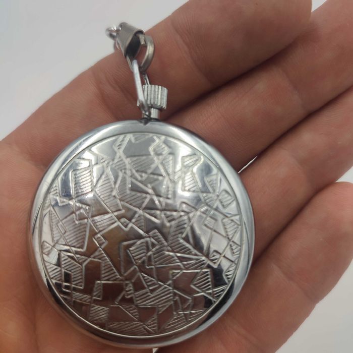 zegarek kieszonkowy Ruhla Antimagnetic H5GRU5 70s GDR(działa)+ pokr.