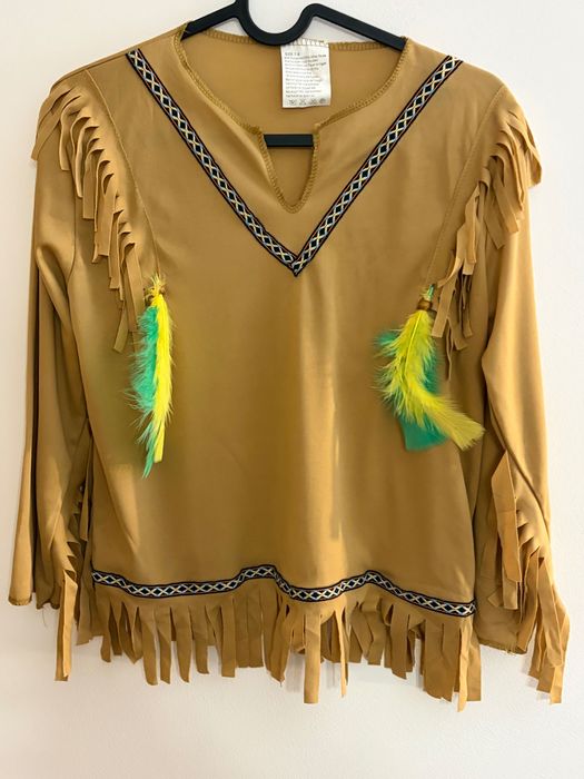 Strój, przebranie,  Indianina, Indianki 122-128 cm 7-8 lat