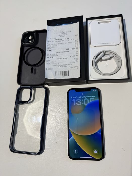 Iphone 12 pro z rachunkiem i pidełkiem