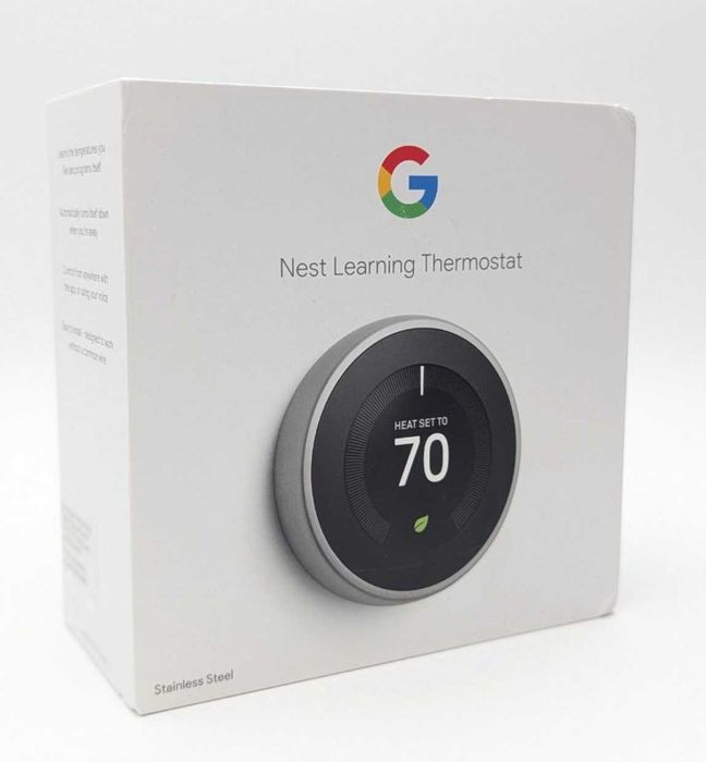 Termostat Google Nest Learning 3rdGen+Czujnik temperatury Google Nest