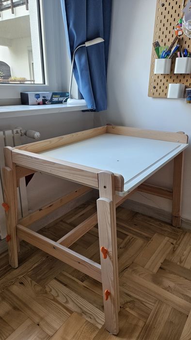 Biurko regulowane stolik Ikea Flisat