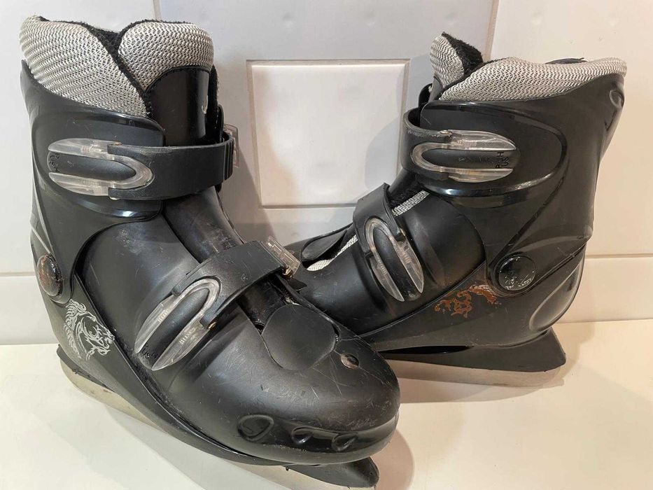 Łyżwy dziecięce rozsuwane