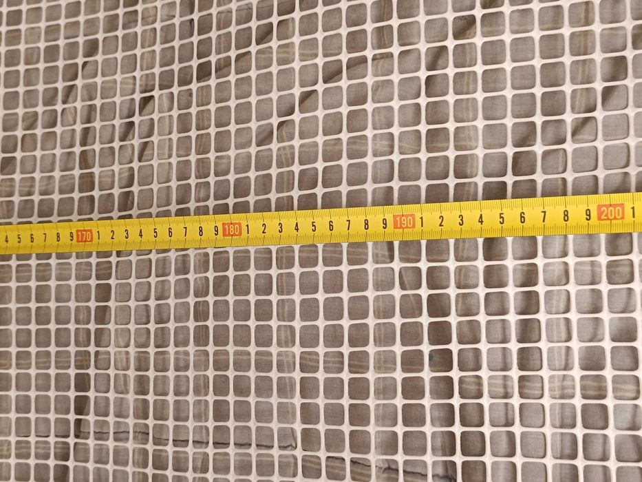 2 Redes de plástico grosso branco