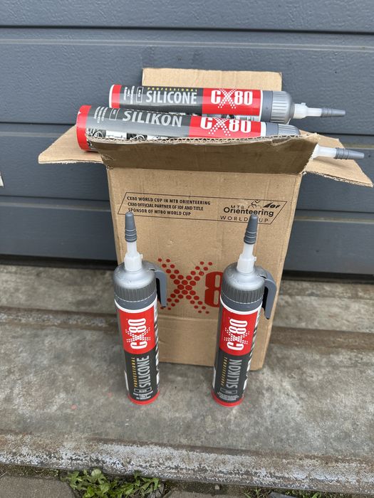 Masa silikon wysoko temperaturowy olejo odporny cx80 -65/+380 stopni