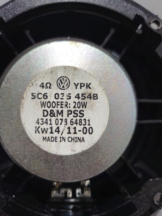 Głośniki vw jetta