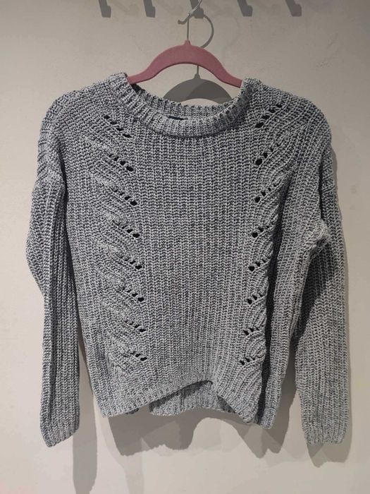 szaro-niebieski sweterek, GAP, rozmiar S