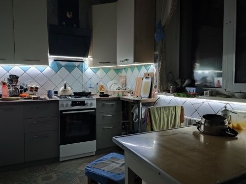 USB Лента Диодная / Сенсорная / COB / 3 Метра / Холодный Свет