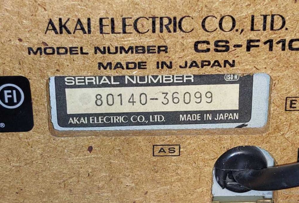 касетна дека Akai CS-F110