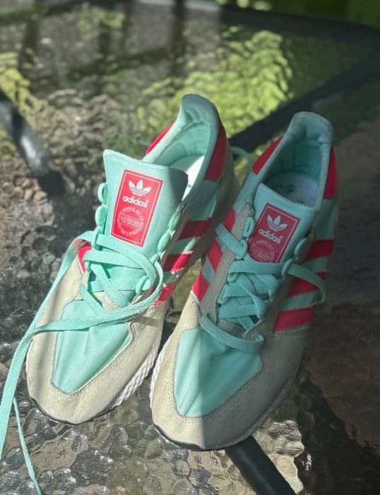 Buty damskie błękitne