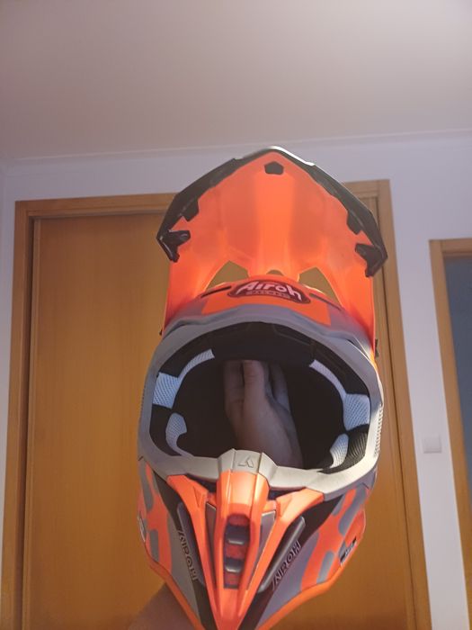 Capacete Airoh Strycker XXX Laranja Mate - Tamanho M