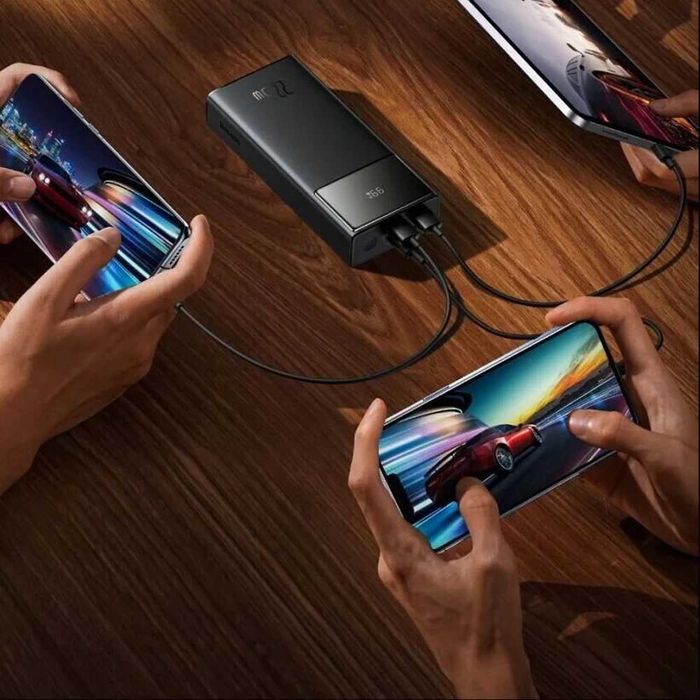 Павербанк Power Bank батарея Hoco DB03 Max Baseus 100000mAh 65W