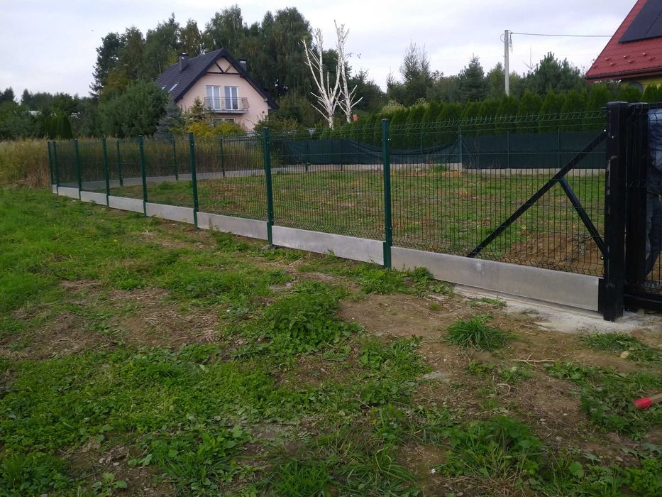 Kompletne Ogrodzenie Panelowe 153cm fi 4mm