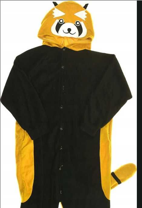 kostium przebranie piżama polar RYŚ Panda S 158/164 cm