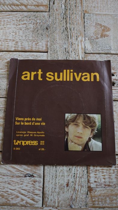 Art Sullivan. Viens pres de moi. Winyl. Singiel
