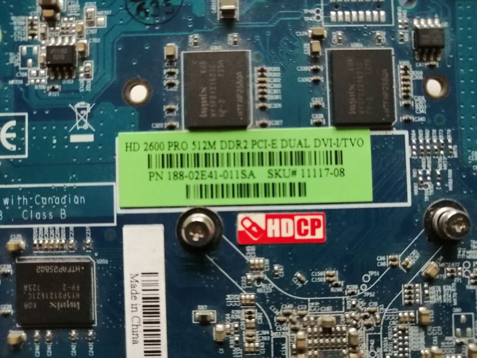 Продається НЕ ПРАЦЮЮЧА відеокарта ATI Radeon 2600 Pro 512Mb