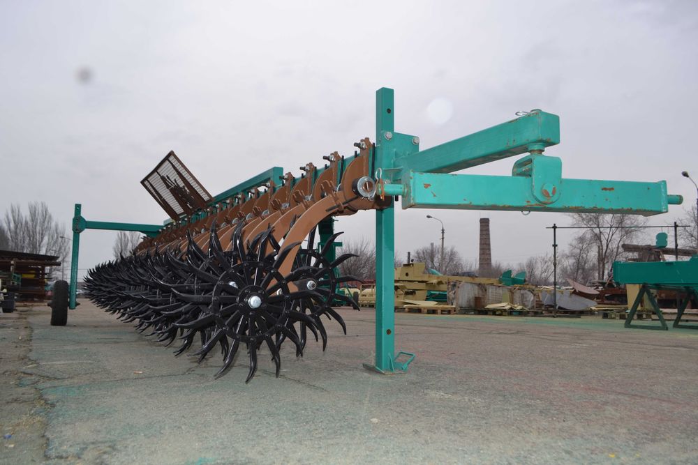 НОВА Борона ротаційна БР-6, мотика гідравлічна,  борона 6метрів