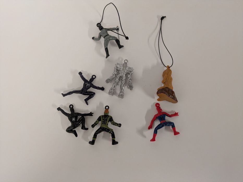 Lote Porta-Chaves Spider-Man 3 + Indiana Jones + Transformers