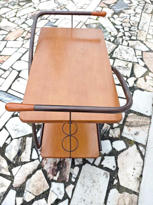 carrinho de bar como novo madeira