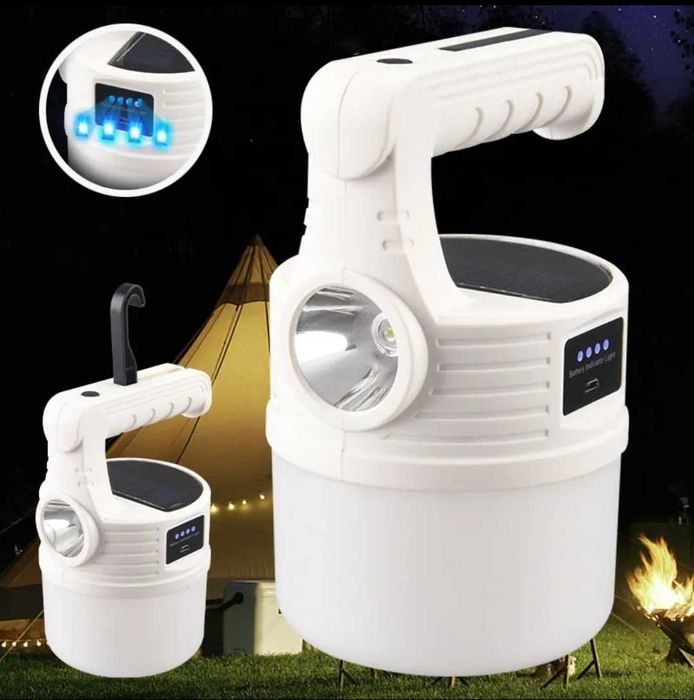 Фонар Автономний Ліхтар Світлодіодна Лампа  Світильник Акумуляторний