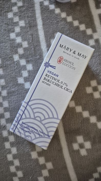 Mary & May Retinol 0.1% Bakuchiol Cica Serum Сироватка з ретинолом
