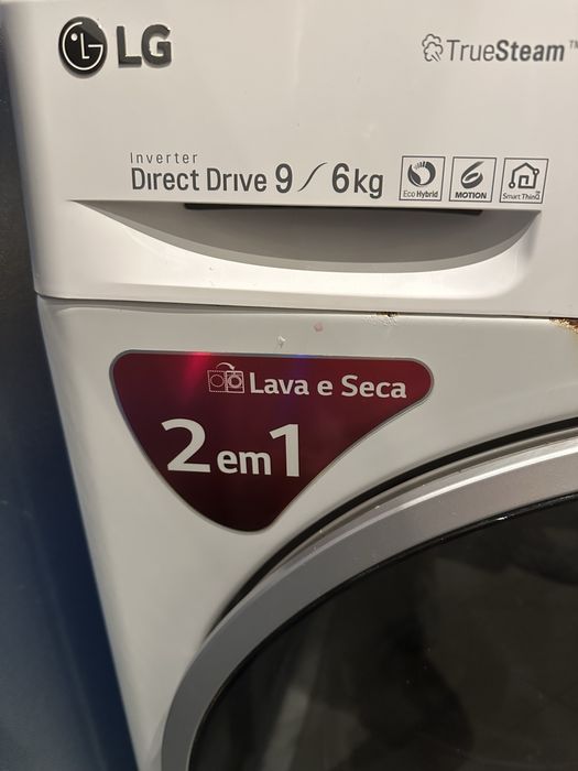 Maquina roupa LG lavar e secar