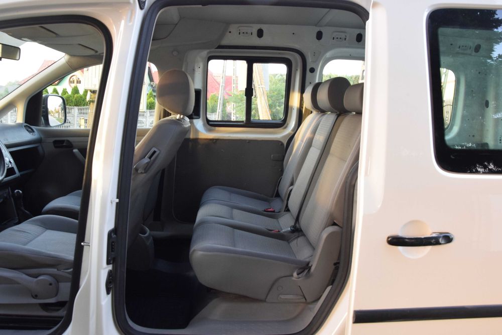 VOLKSWAGEN CADDY MAXI 1.6 MPI 102KM LONG Benzyna Klimatyzacja Elektryka 5-osób 2008