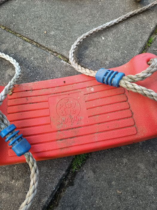 Huśtawka Ogrodowa Dla Dzieci Siedzisko Mocne Plastikowe Deska