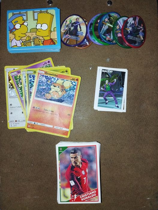 Cromos Simpsons/ Fome de Vencer/ DC Bolicao e Starwars