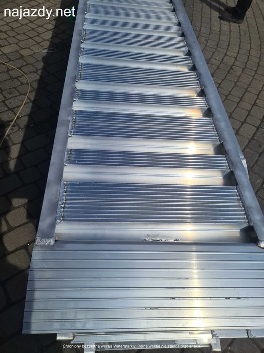 Najazdy Aluminiowe 4m 12 ton Cert. CE/Gwarancja/Dostawa