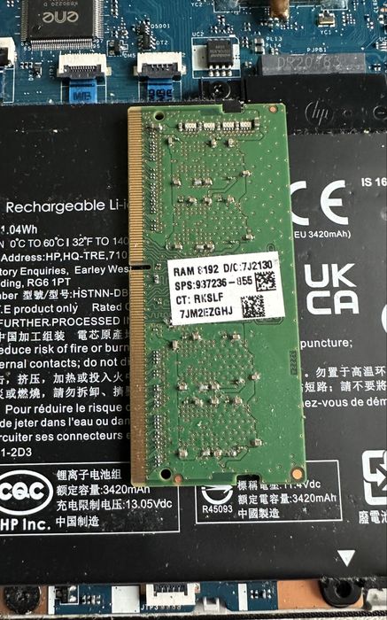 Pamięć RAM 8GB DDR4 SODIMM 3200 MHz
