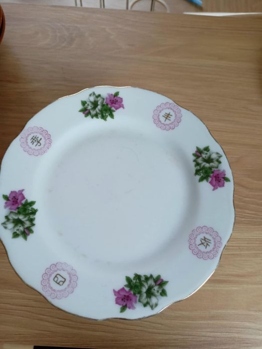 Talerze chińska porcelana prl 10 szt