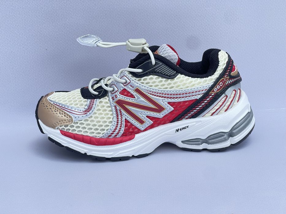 Дитячі кросівки New Bala:nce 860V2  Aime Leon Dore Red Junior р.26-35