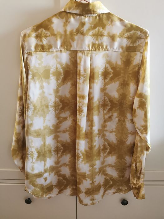 Elegancka damska koszula oversize marki H&M, tie dye