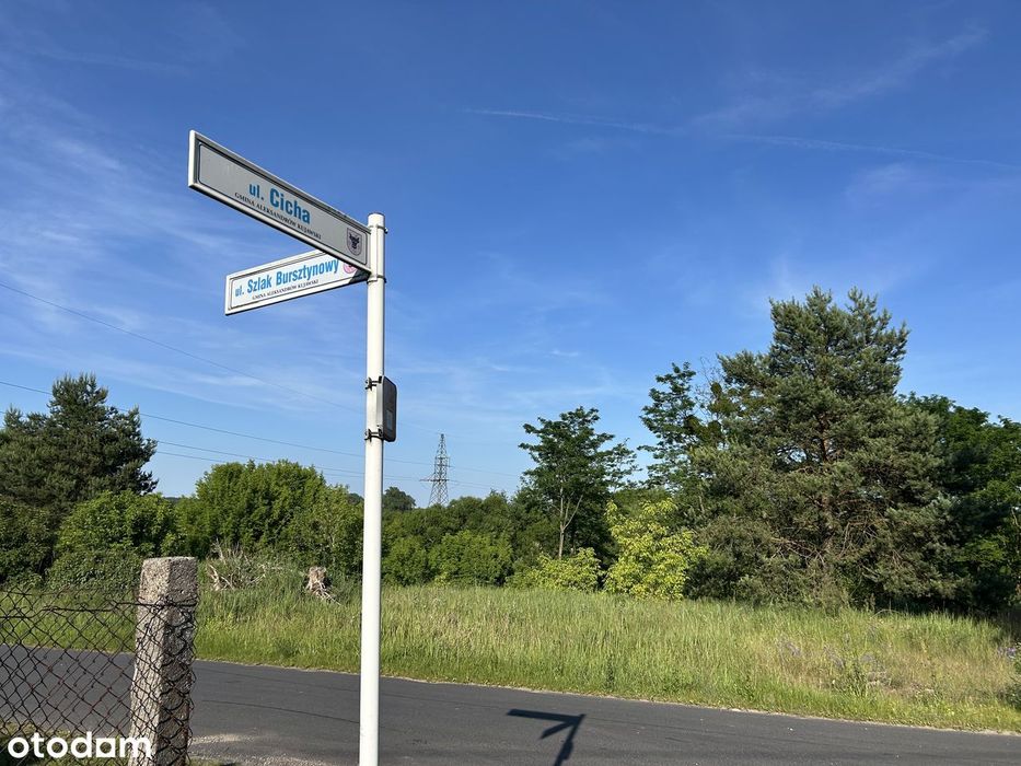 Działka 4300 m² z widokiem na krajobraz pradoliny