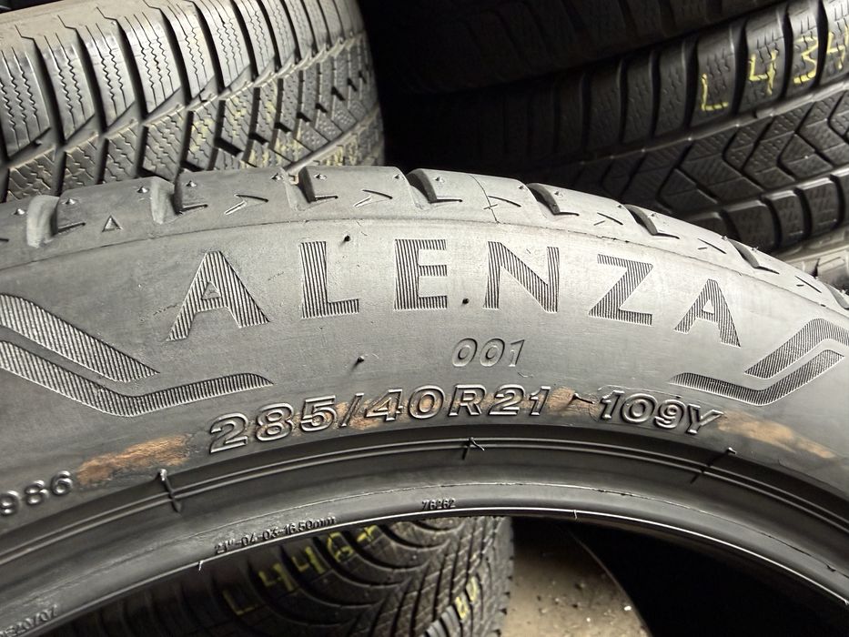 Літні шини 285/40 R21 Bridgestone Alenza 001 2шт. 7,5мм 2023