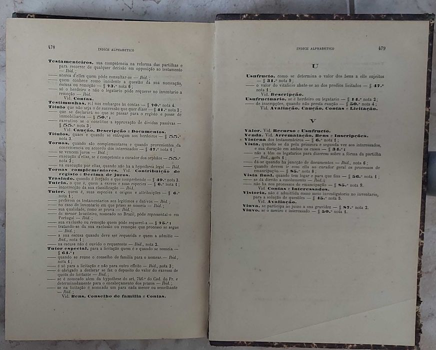 Livro antigo de 1899