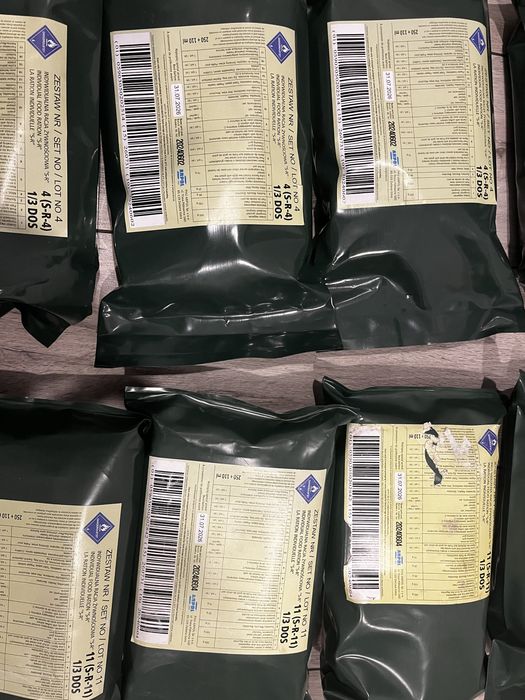 10x Mala wojskowa racja zywnosciowa srg sr mre eska bushcraft konserw