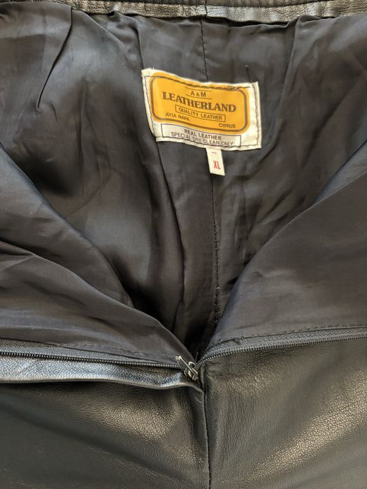 Брюки штани натуральна шкіра розмір XL