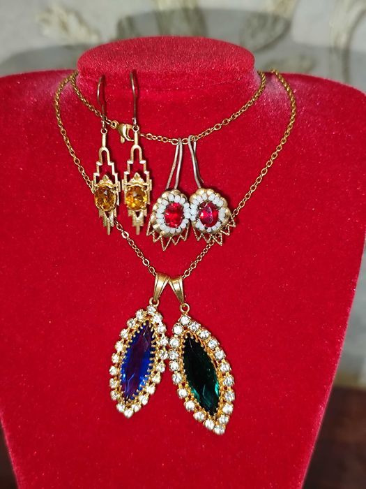 Брошь кольцо Чехия брошка янтарная  бусы сатин СССР браслет Дамаскин