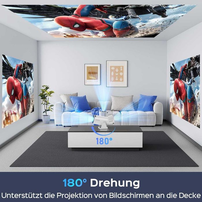 LCD Smart Projektor HY300 Pro MENTECH, ANDROID