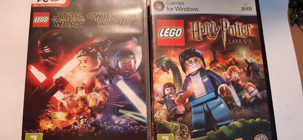 gry i pudełka z gier lego, marvel harry potter, star wars zestaw pc