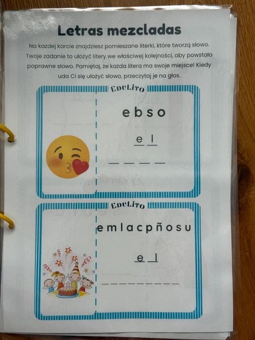 Cuaderno Mágico - zeszyt ćwiczeń o urodzinach po hiszpańsku