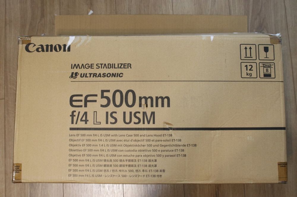 EF 500mm f4 IS L Canon USM 23%VAT Gwarancja