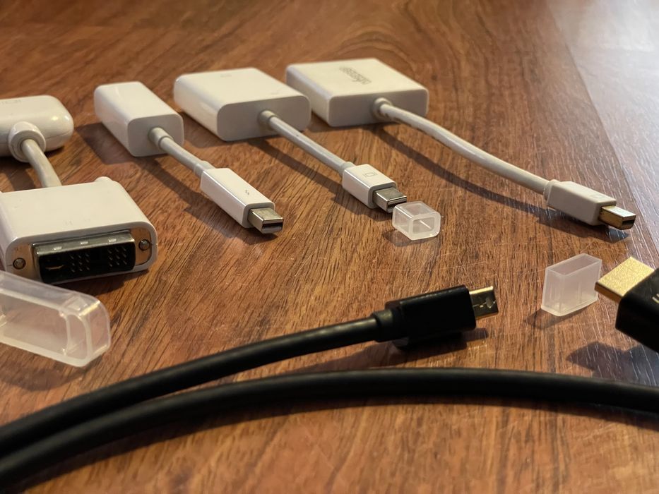  Thunderbolt Ethernet Adapters, HDMI, VGA, Mini DisplayPort, DVI64284552461825121