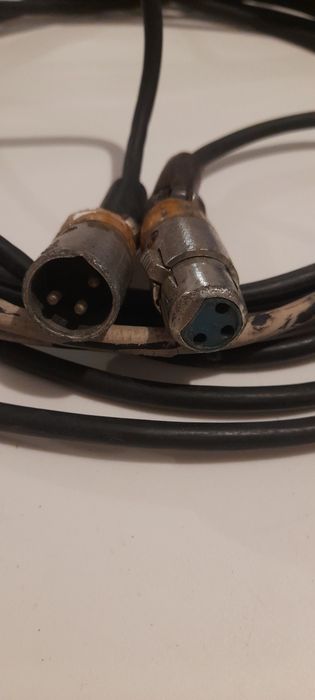 Cabo XLR 3 pinos – 7,80 m – áudio profissional