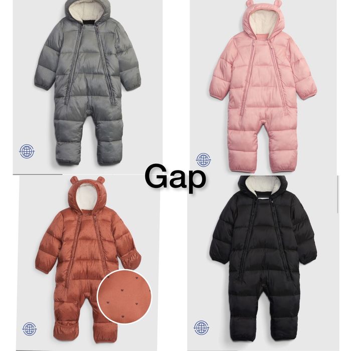 Gap зимовий зимний комбинезон 6-12. 12-18 18-24