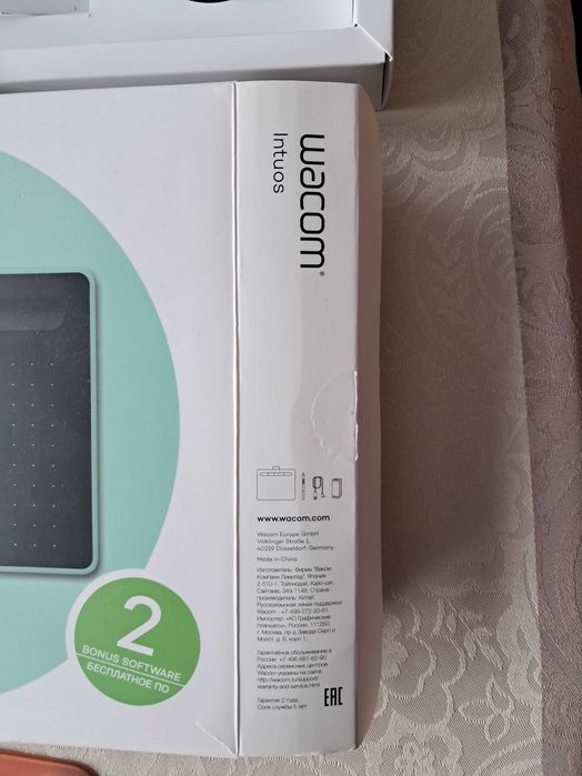 Tablet graficzny Wacom Intuos S Bluetooth pistacjowy