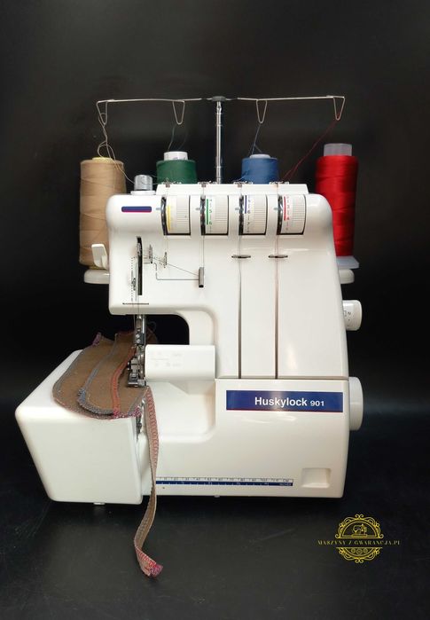 Szwedzki Owerlok skóra  jeans dresówka  dzianina Gwarancja 12 msc