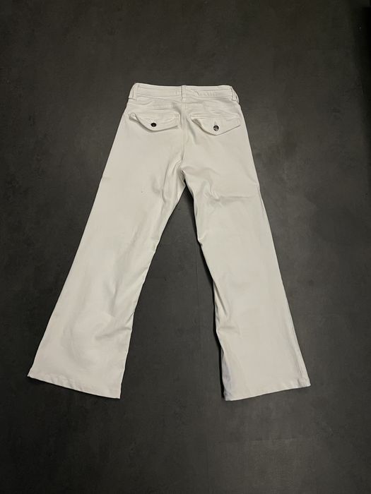 Белые архив джинсы клеш